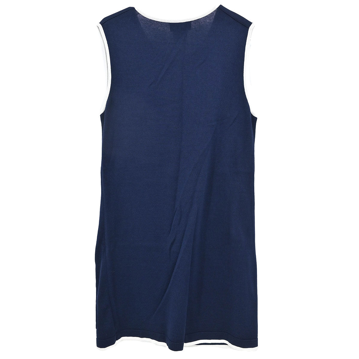 Chanel 1996 Sleeveless Top Navy #40