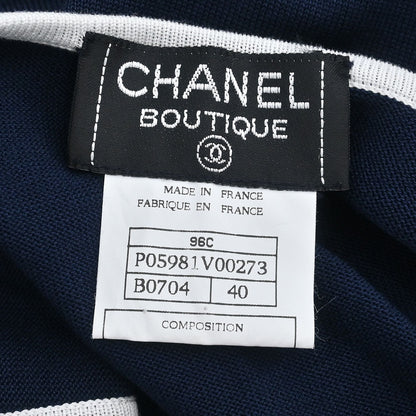 Chanel 1996 Sleeveless Top Navy #40
