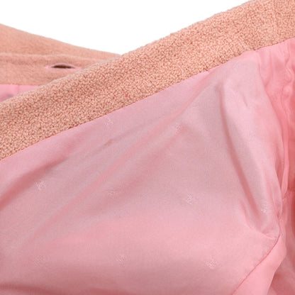 Chanel 1993 Setup Suit Jacket Skirt Pink #38