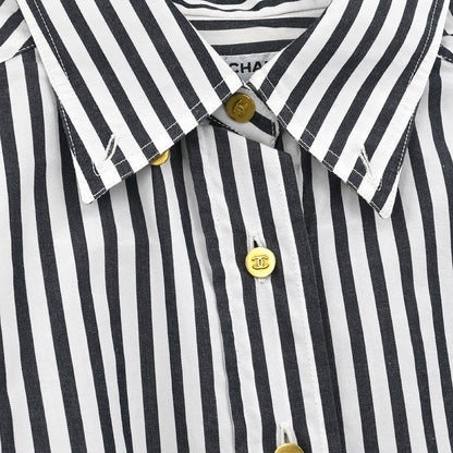 Chanel Shirt Blouse White #40