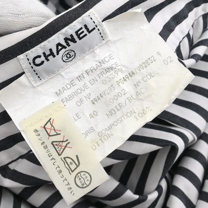 Chanel Shirt Blouse White #40