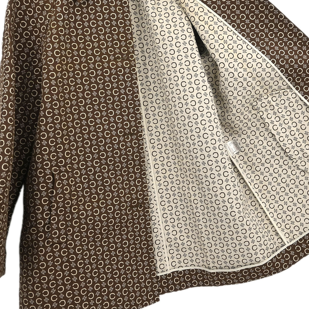 Celine Coat Macadam Brown #3