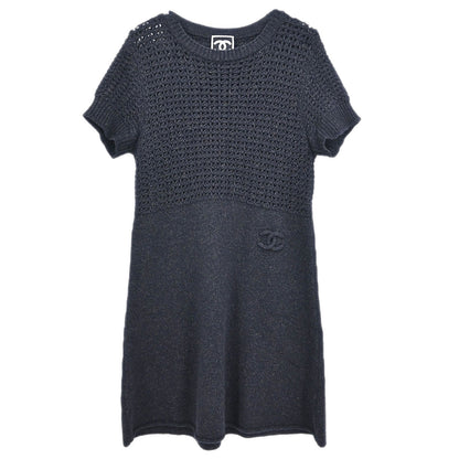 Chanel 2009 Dress Sport Line Dark Gray #42