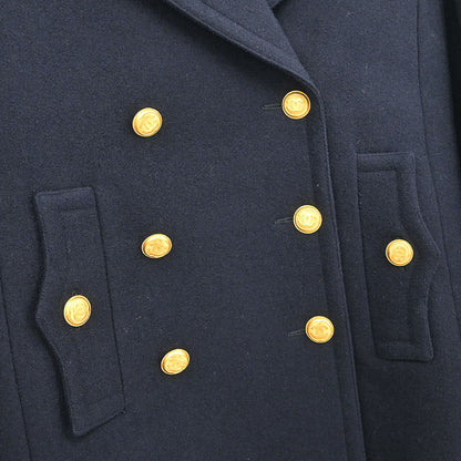 Chanel 1996 Double Breasted Jacket Navy #40