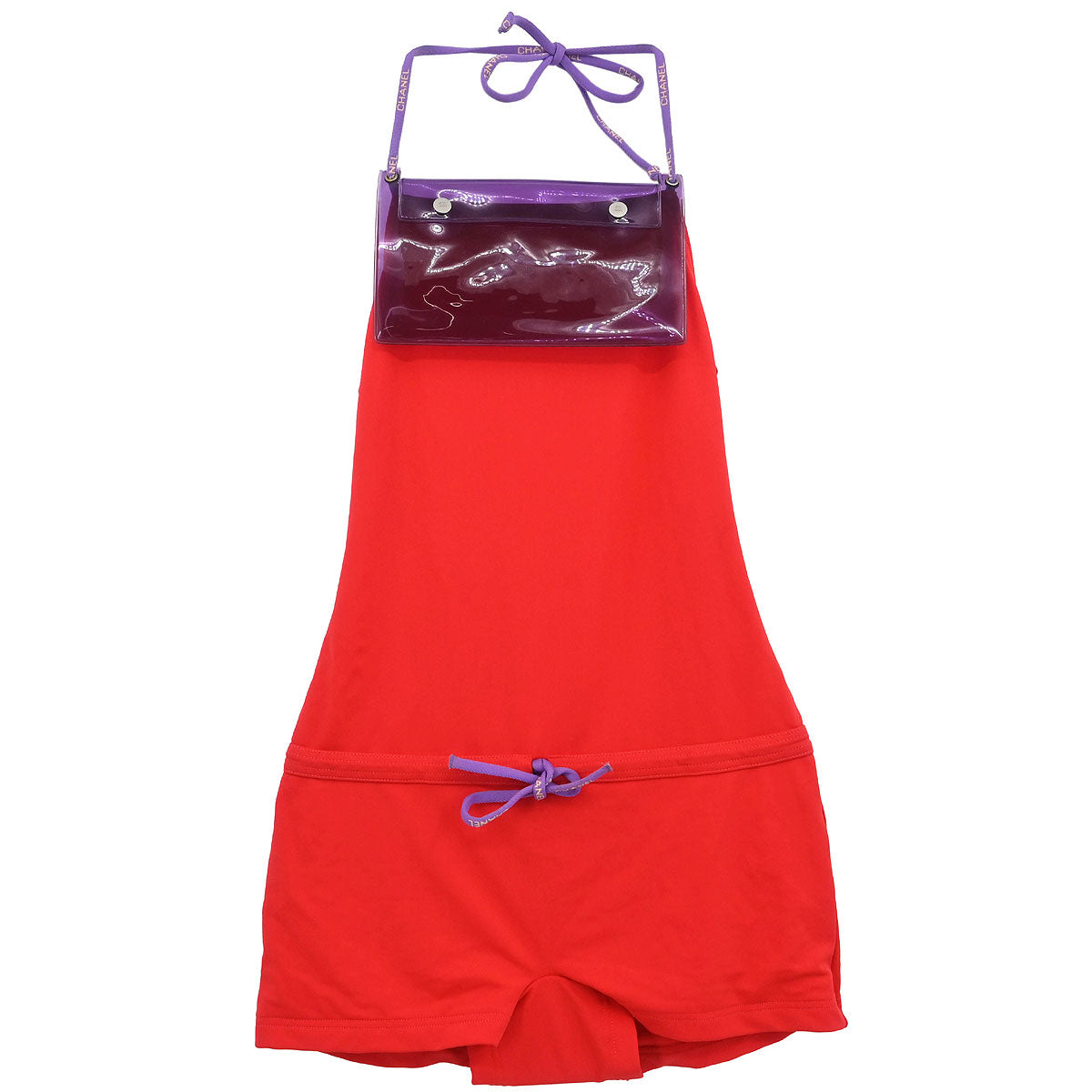 Chanel 2000 Swimwear Swimsuit Red #38