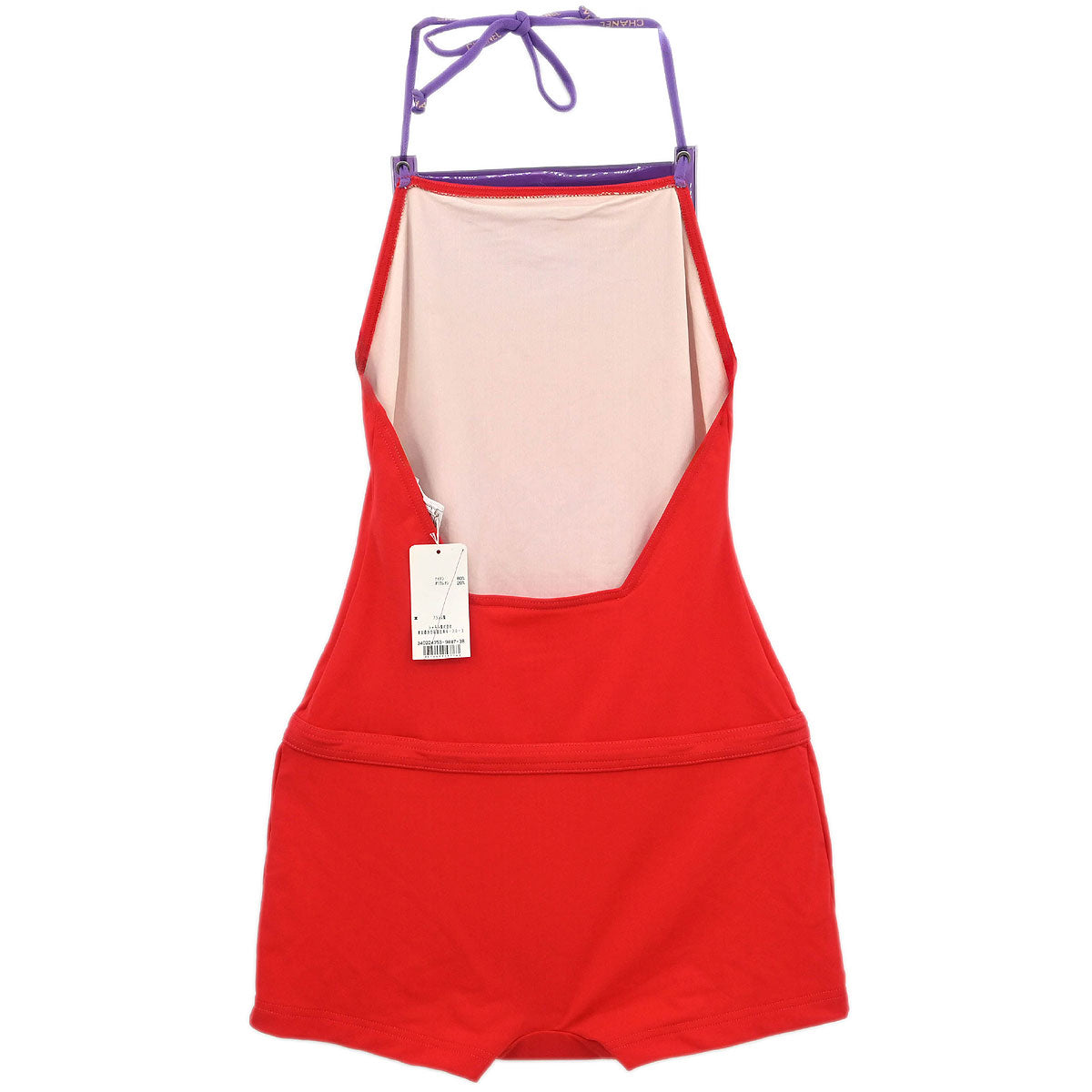 Chanel 2000 Swimwear Swimsuit Red #38