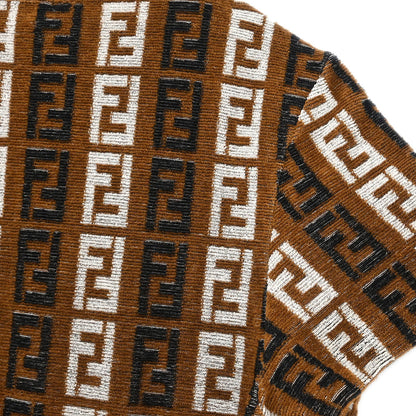 Fendi Short Sleeve Top Zucca Brown #42