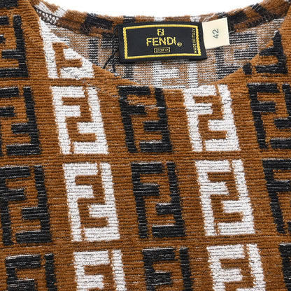 Fendi Short Sleeve Top Zucca Brown #42