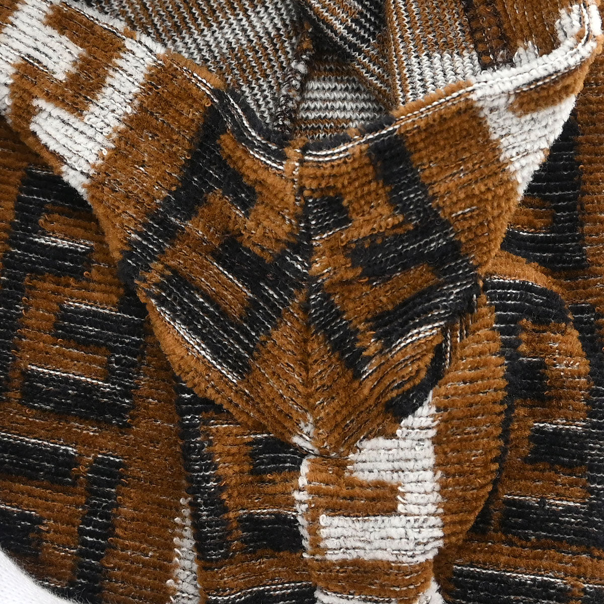 Fendi Short Sleeve Top Zucca Brown #42