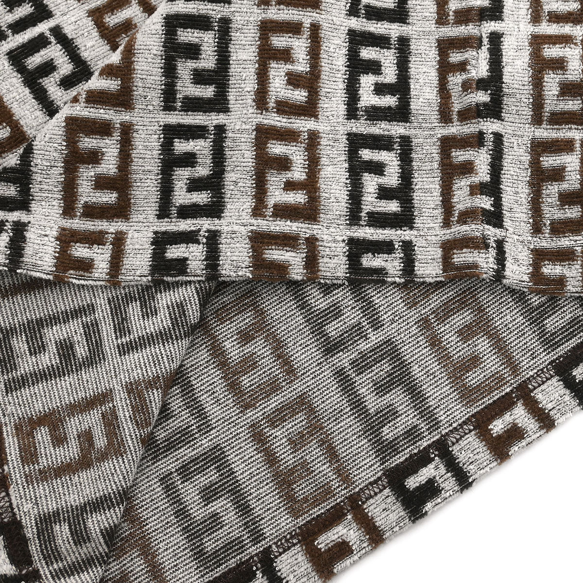Fendi Short Sleeve Top Zucca Gray #42
