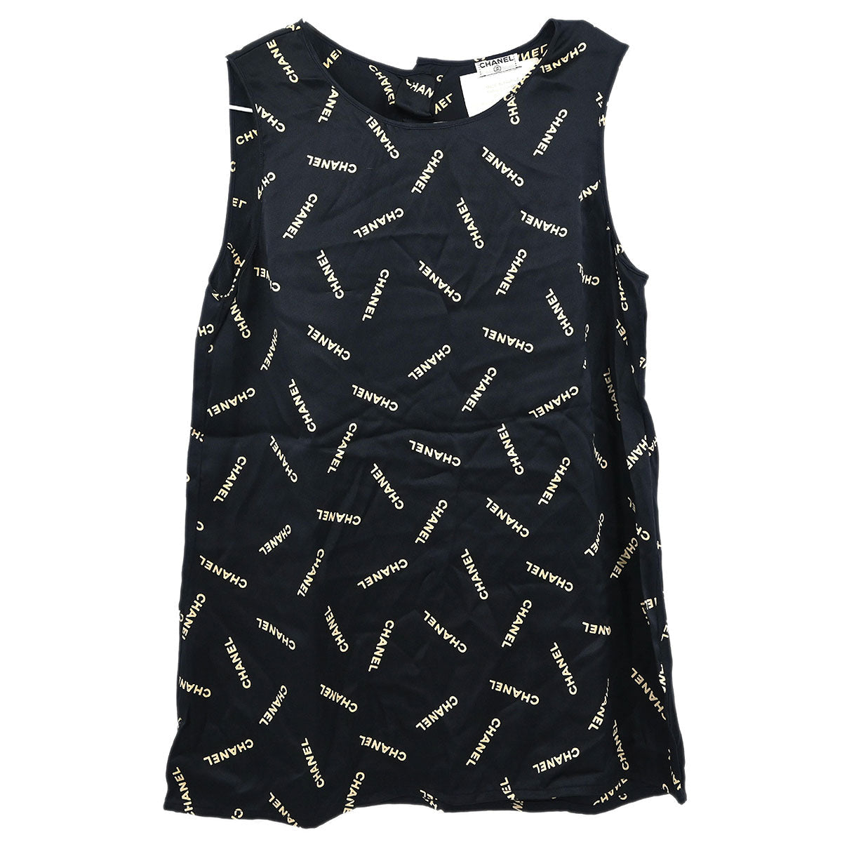 Chanel Sleeveless Top Black #38