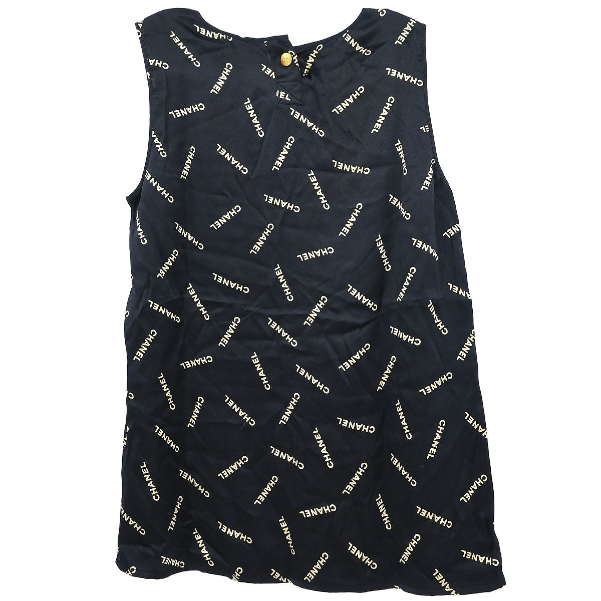 Chanel Sleeveless Top Black #38
