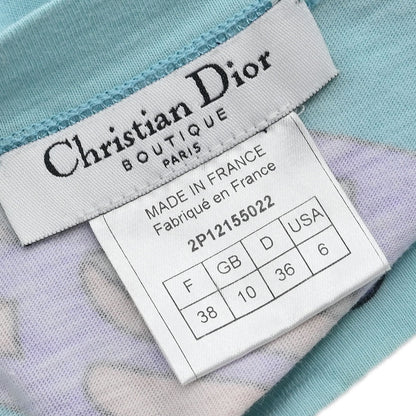 Christian Dior 2002 Short Sleeve T-shirt Top Light Blue #38