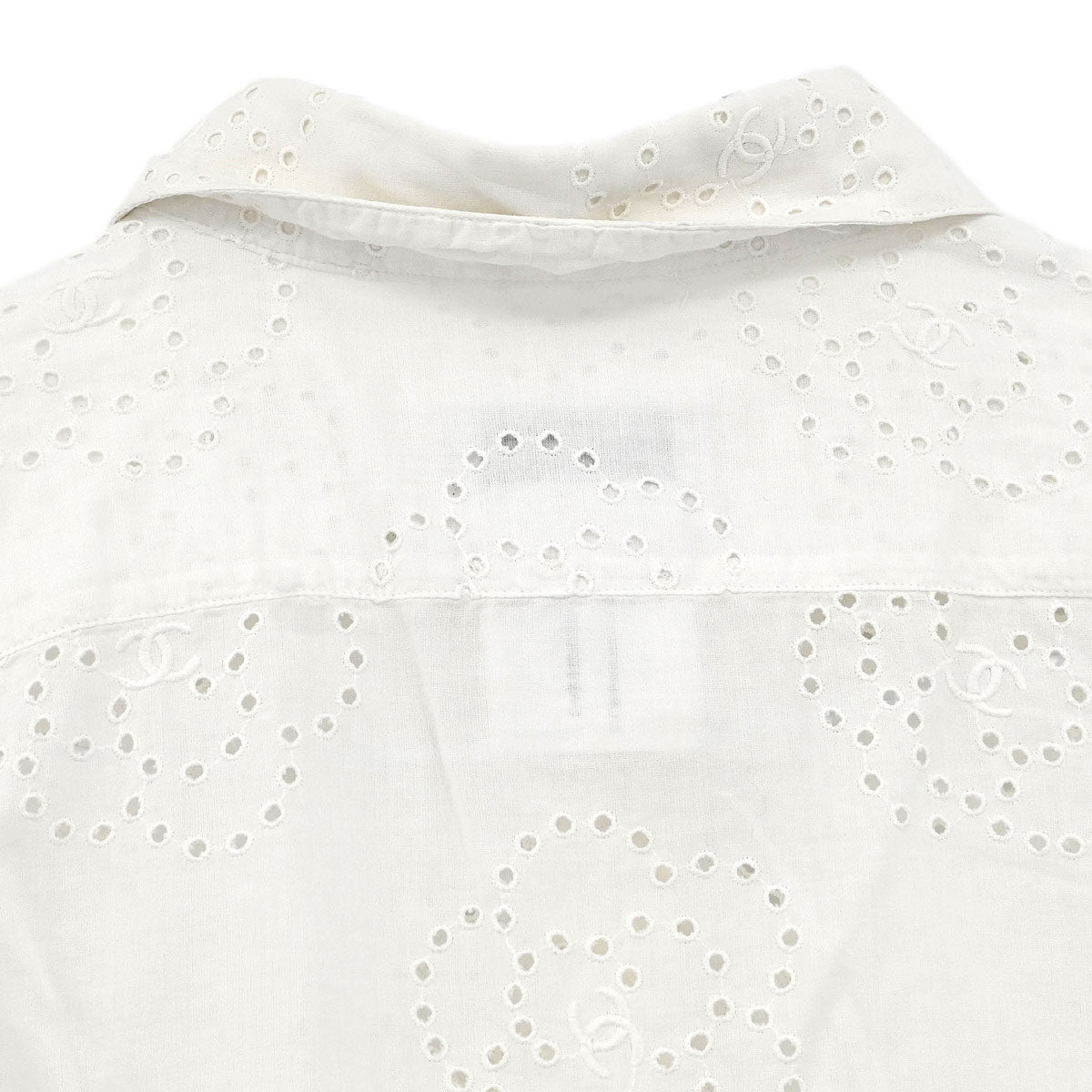 Chanel 2008 Shirt Blouse White #38