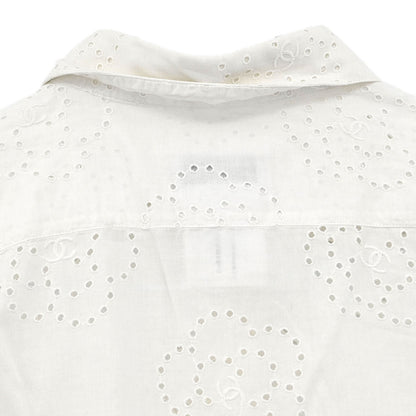 Chanel 2008 Shirt Blouse White #38