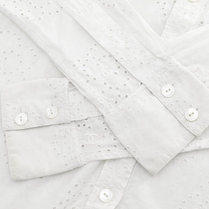 Chanel 2008 Shirt Blouse White #38
