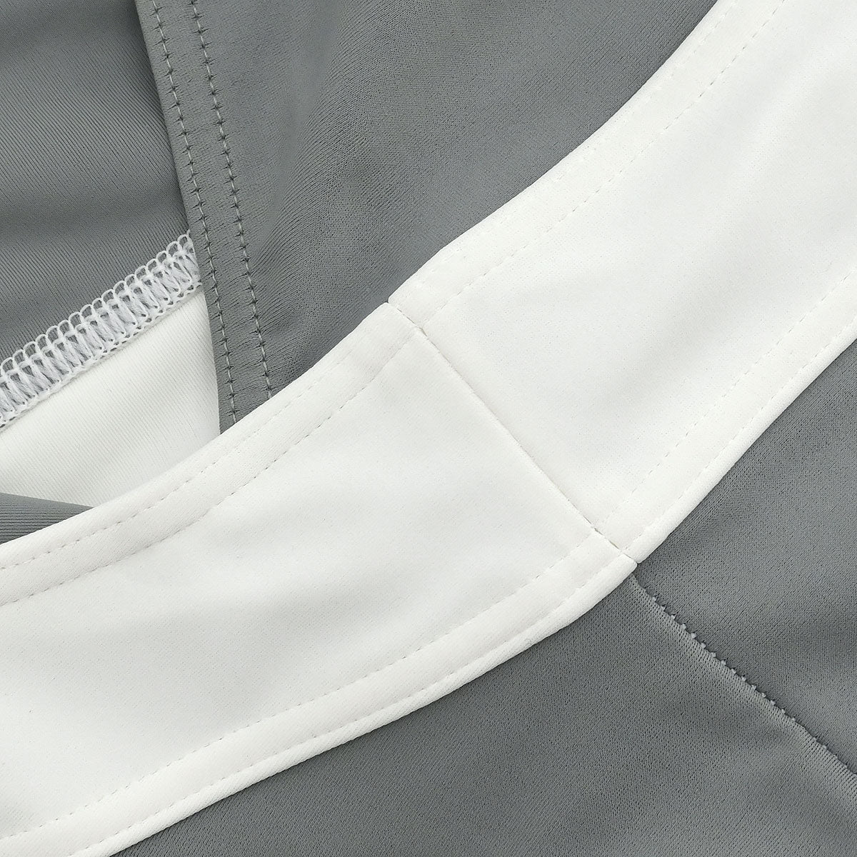 Chanel 2001 Swimwear Swimsuit Sport Line White Gray #40