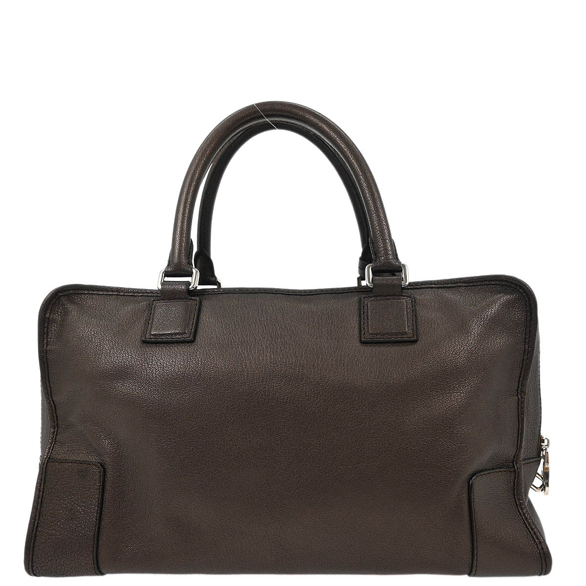 Loewe Metallic Brown Amazona 36 Handbag