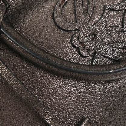 Loewe Metallic Brown Amazona 36 Handbag