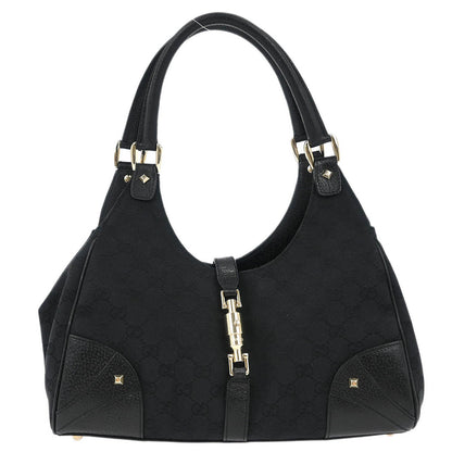 Gucci Black GG Jackie Hobo Handbag