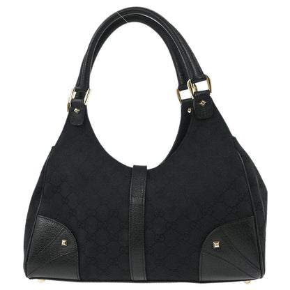 Gucci Black GG Jackie Hobo Handbag