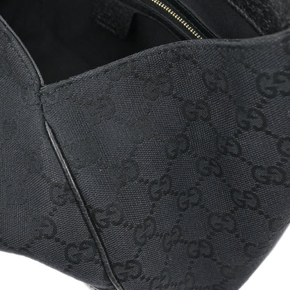 Gucci Black GG Jackie Hobo Handbag