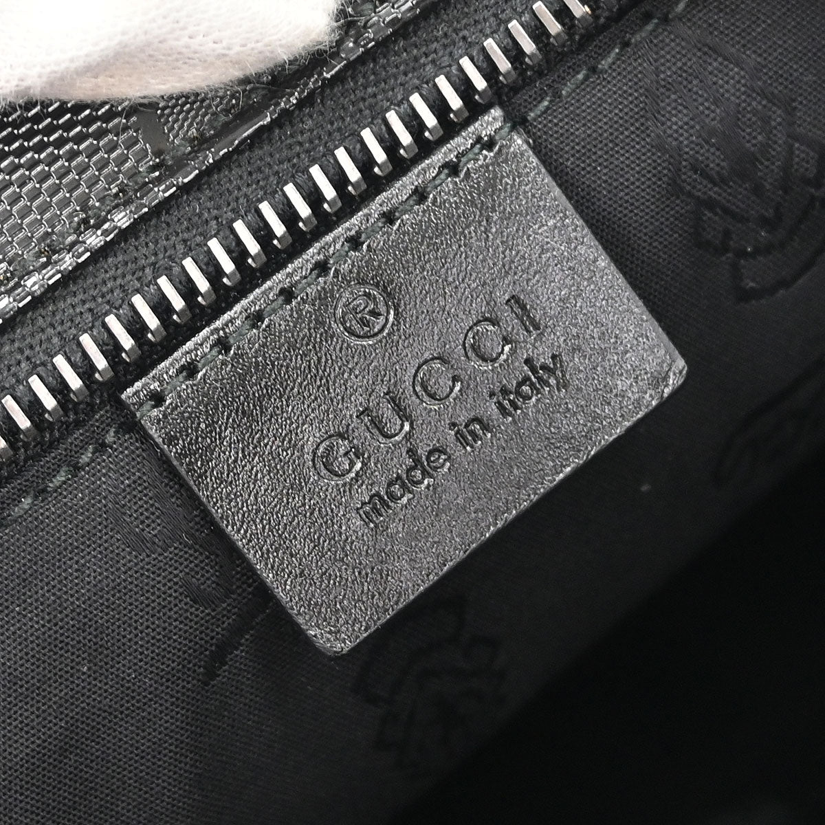 Gucci Black GG Tote Handbag