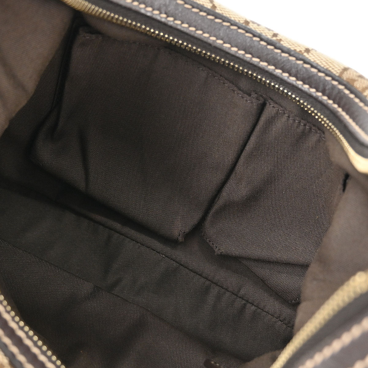 Gucci Beige Canvas GG Hobo Handbag