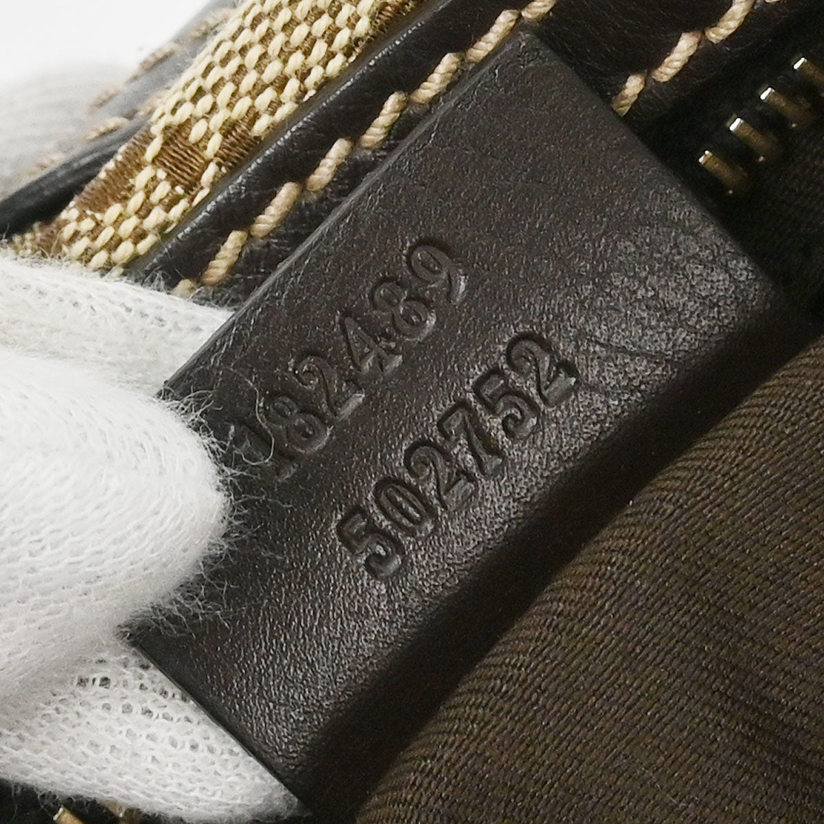 Gucci Beige Canvas GG Hobo Handbag