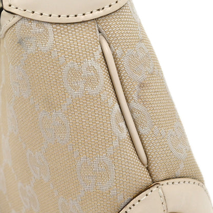 Gucci White GG Jackie Hobo Handbag