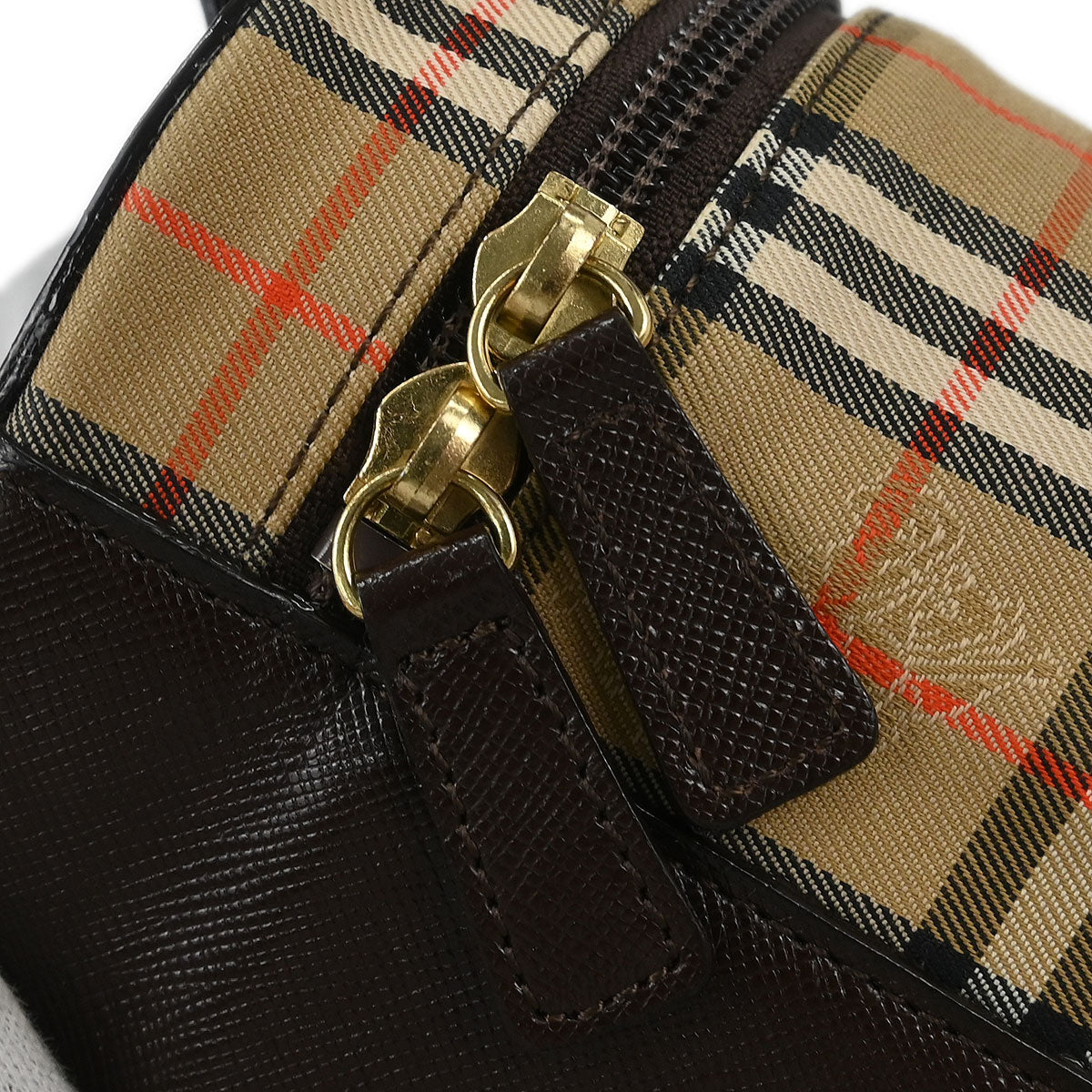 Burberry Beige House Check Vanity Handbag