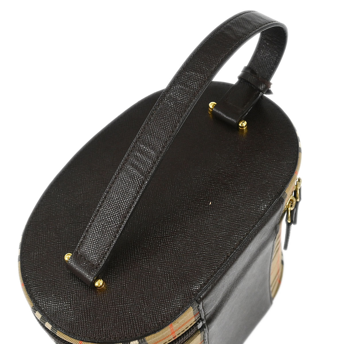 Burberry Beige House Check Vanity Handbag