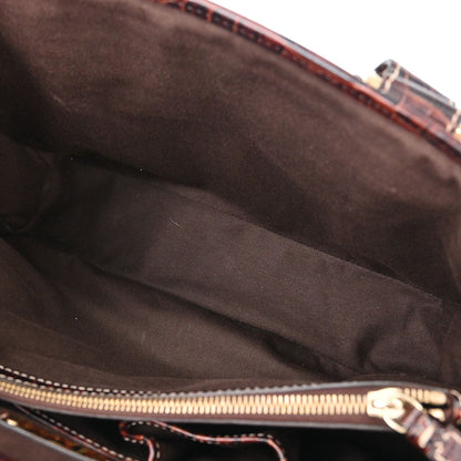 Celine Brown Canvas Macadam Boogie Tote Handbag