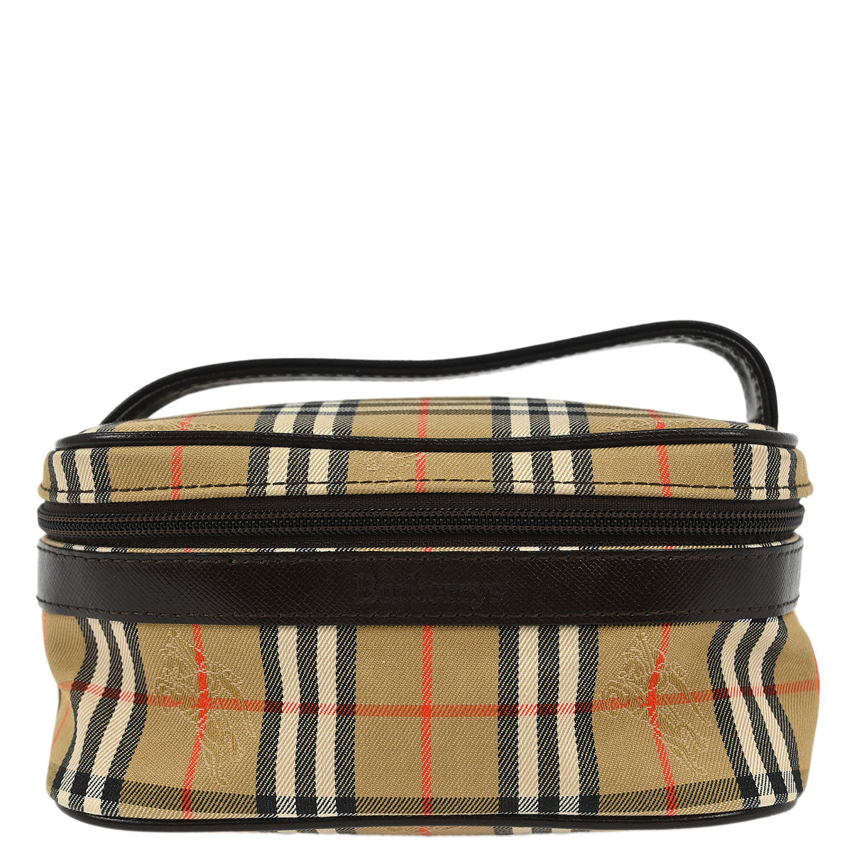 Burberrys Beige House Check Vanity Handbag