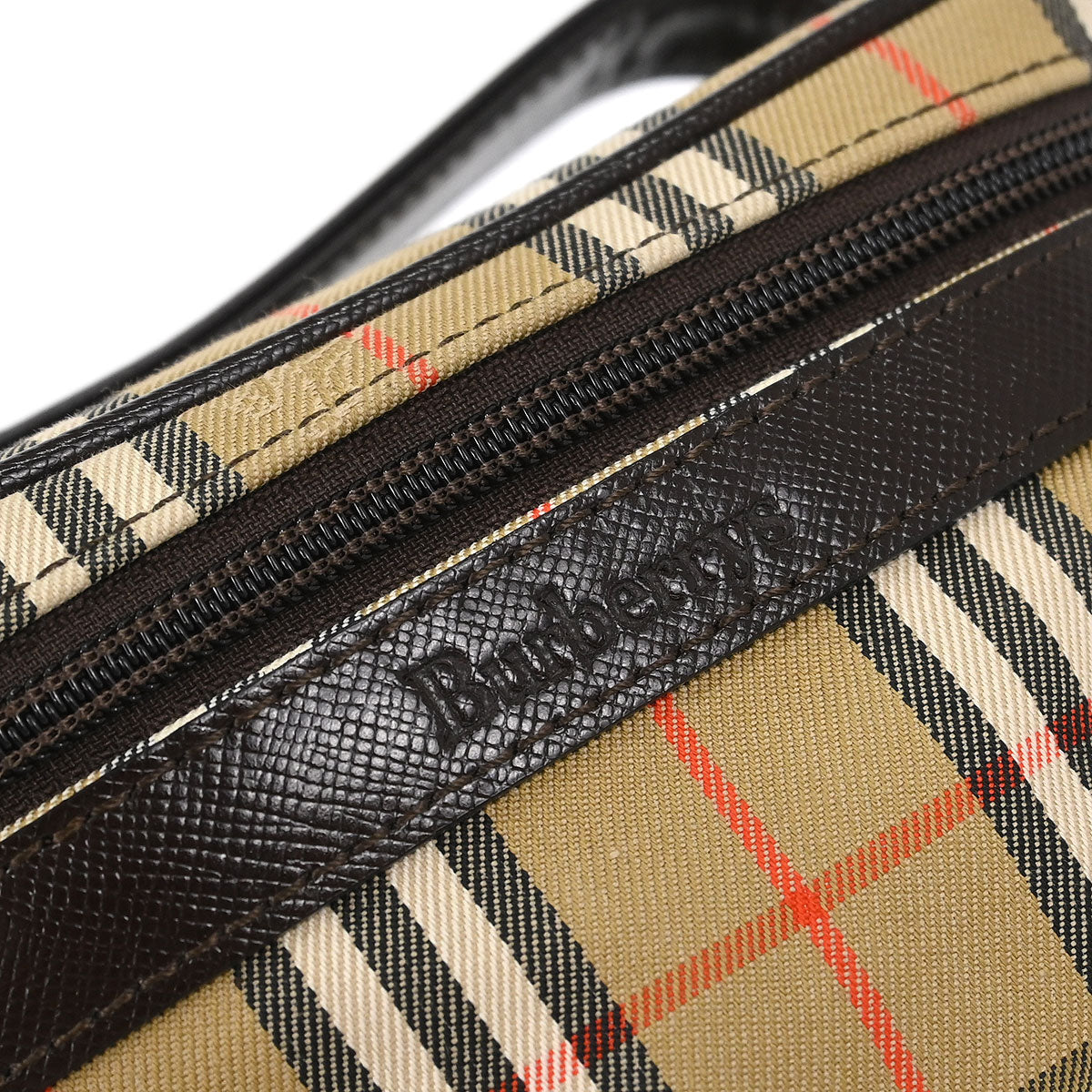 Burberrys Beige House Check Vanity Handbag