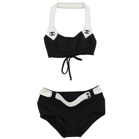 Chanel 1996 Swimwear Swimsuit Black #38