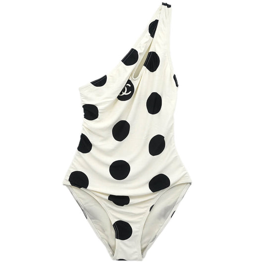 Chanel 1997 Swimwear Swimsuit White #38