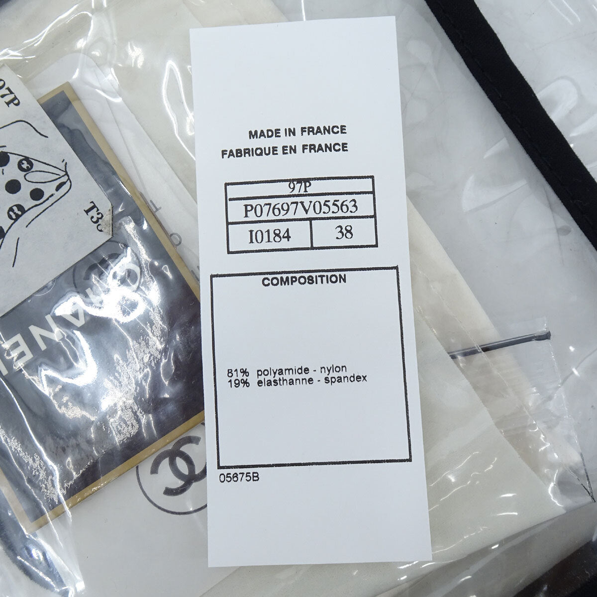 Chanel 1997 Swimwear Swimsuit White #38