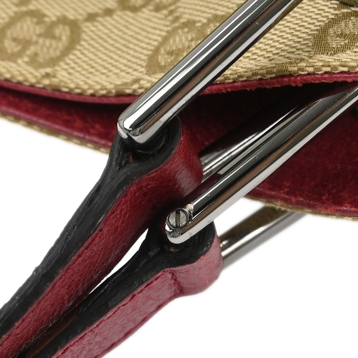 Gucci Beige Canvas GG Hobo Handbag