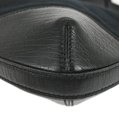 Gucci Black GG Horsebit Hobo Handbag