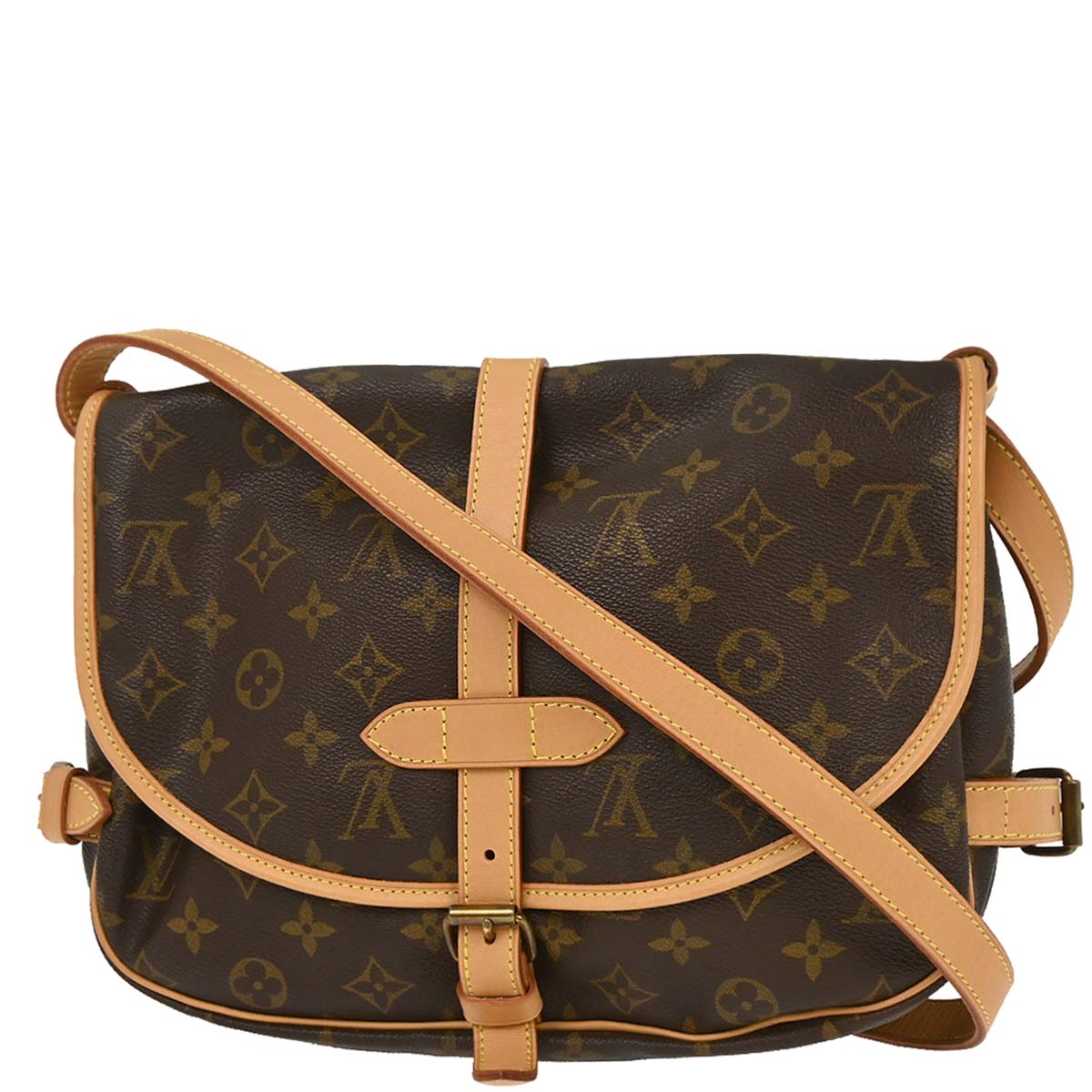 Louis Vuitton Monogram Saumur 30 Messenger Shoulder Bag M42256