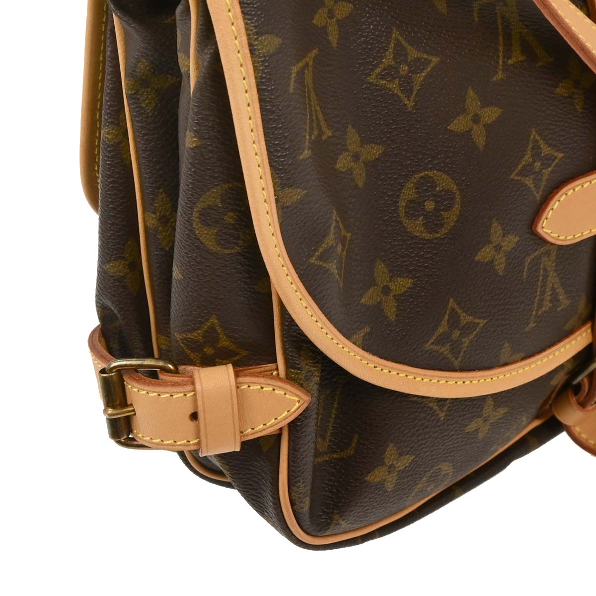 Louis Vuitton Monogram Saumur 30 Messenger Shoulder Bag M42256