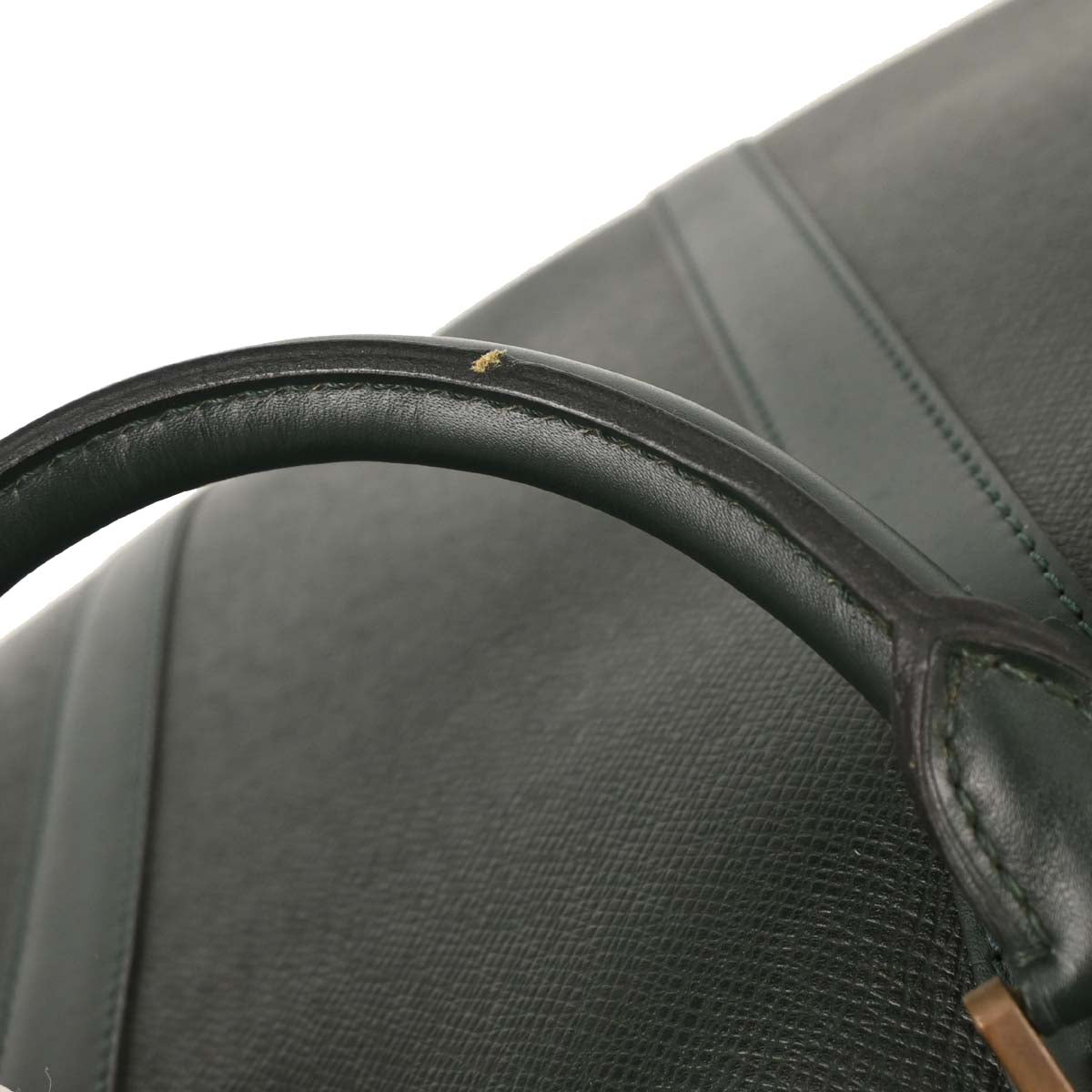 Louis Vuitton 1995 Green Taiga Kendall GM Duffle 2way Shoulder Handbag M30114