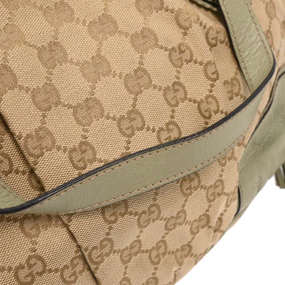 Gucci Beige Canvas GG Tote Handbag