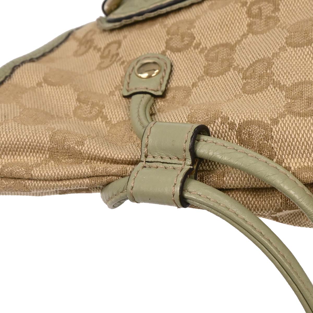 Gucci Beige Canvas GG Tote Handbag