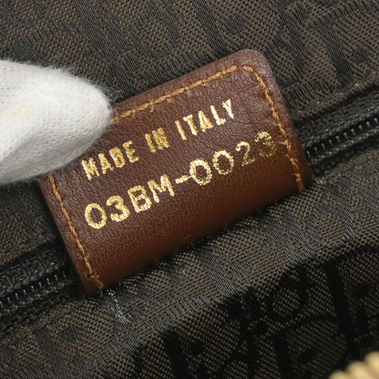 Christian Dior 2003 Beige Canvas Street Chic Handbag