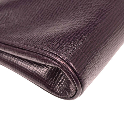 Celine Purple Leather Circle Shoulder Bag