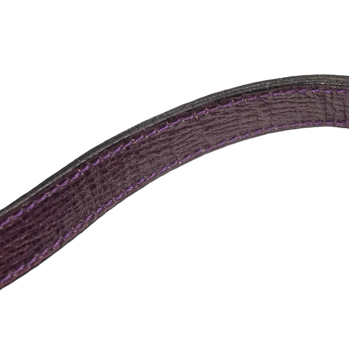 Celine Purple Leather Circle Shoulder Bag