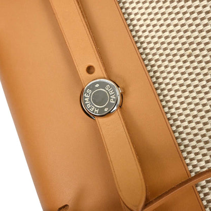 Hermes Beige Toile GM Herbag MM 2 in 1 Handbag