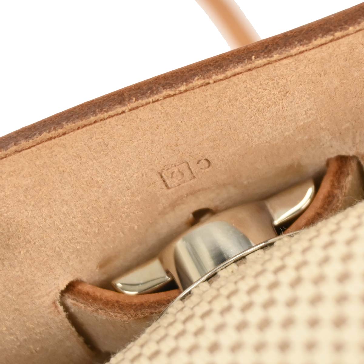 Hermes Beige Toile GM Herbag MM 2 in 1 Handbag